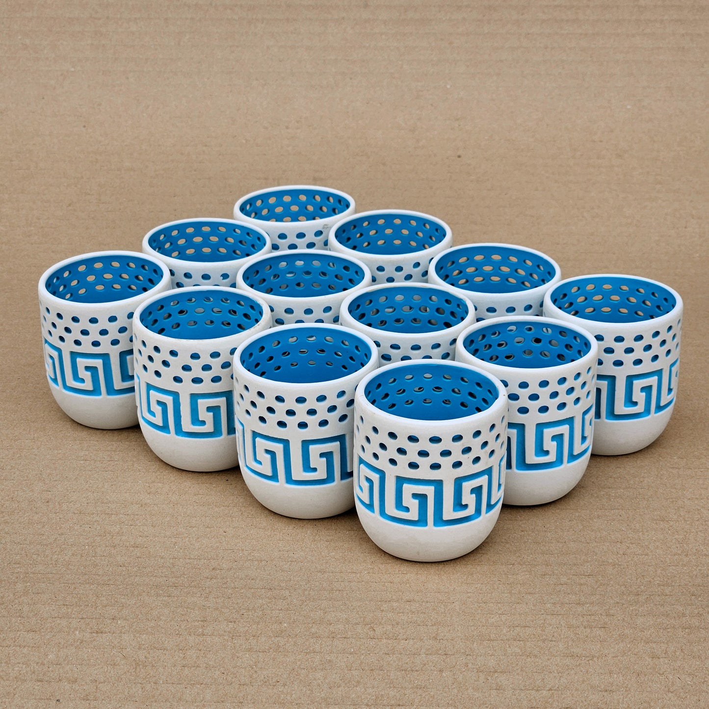 Pack 12 maceteros Greek (tipo souvenir)