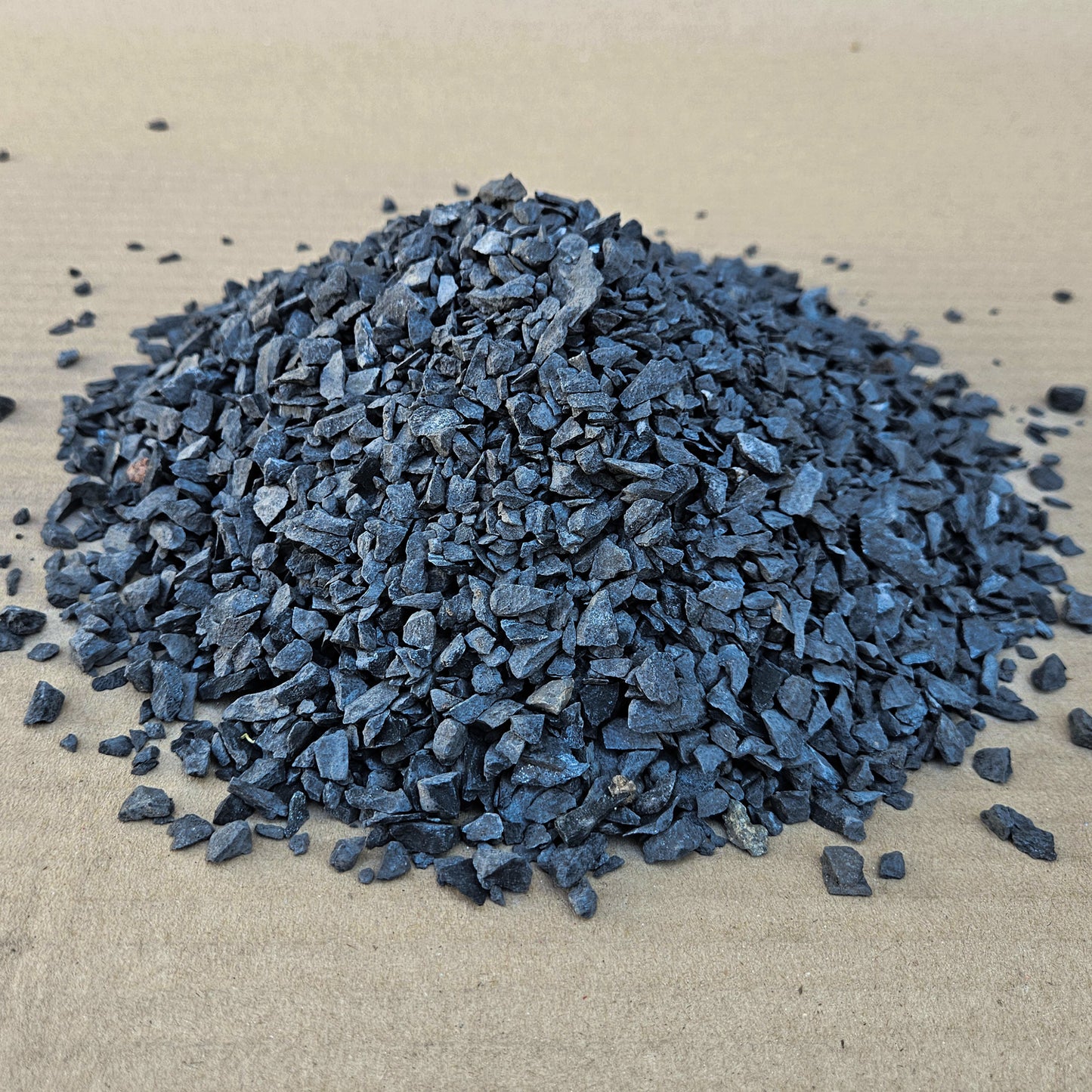 Gravilla negra opaca maíz